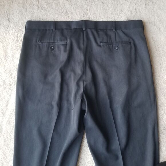 Perry Ellis Portfolio Straight Dress Pants Men's 42x30 Career Suit Trousers - Picture 7 of 10